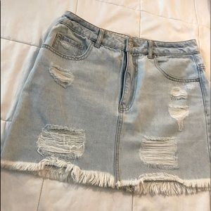 Jean skirt